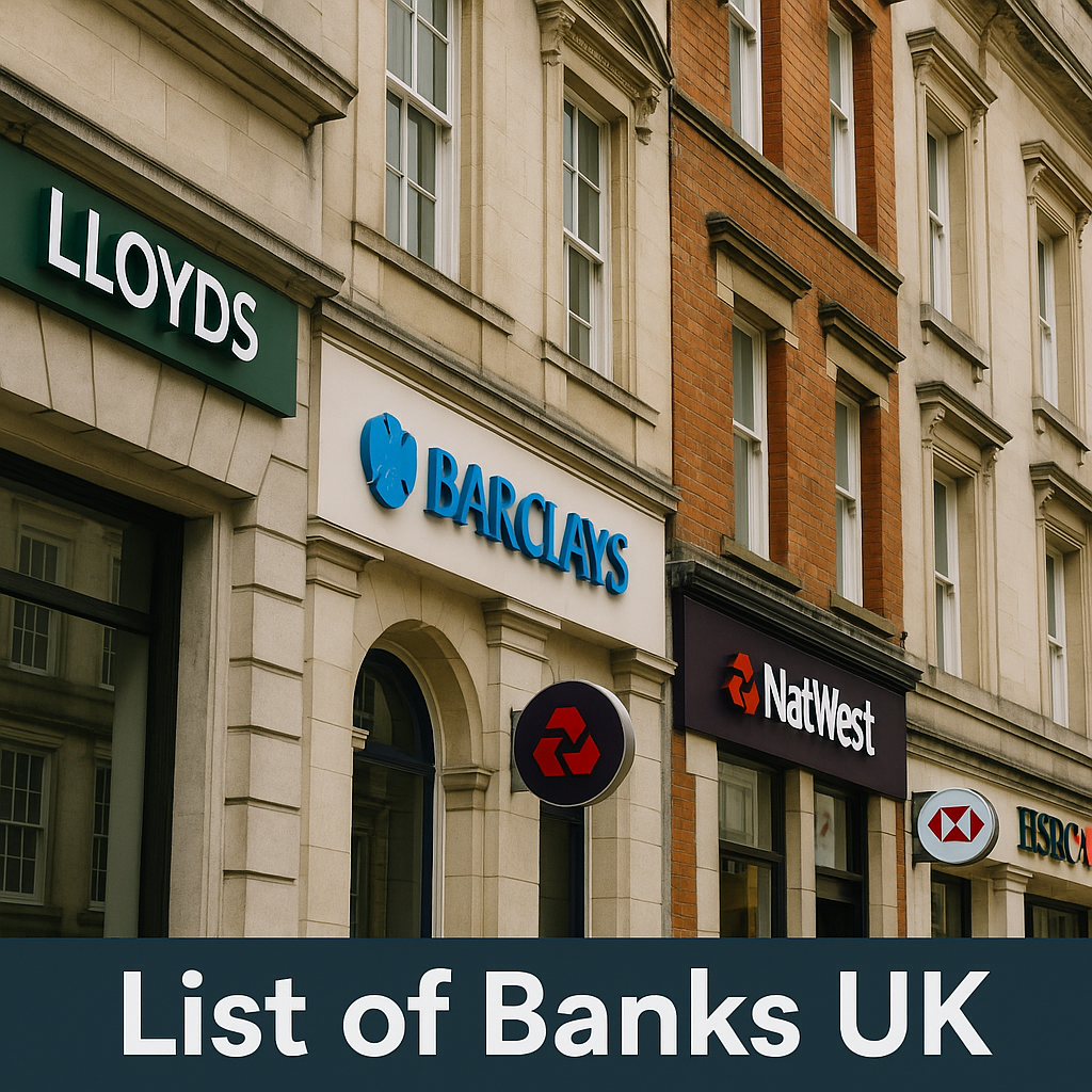 list of banks UK