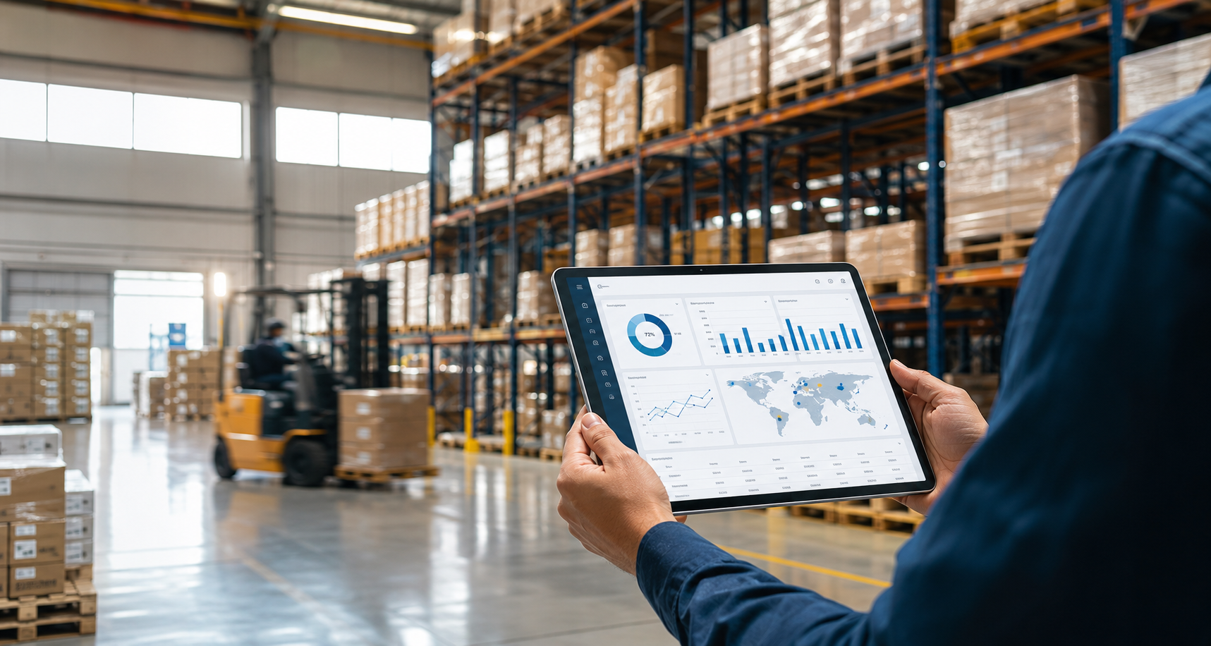 Companies using Epicor ERP — warehouse and distribution dashboard overview